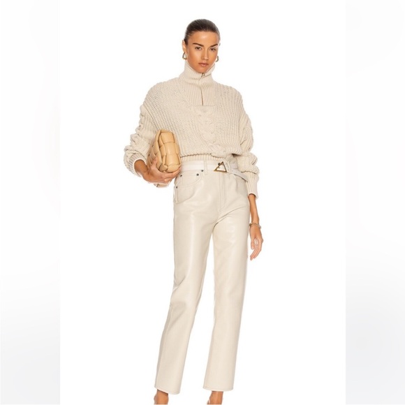 🦢 Nanushka Eria Cable Knit Zip Pullover Sweater 🦢 - Picture 12 of 14